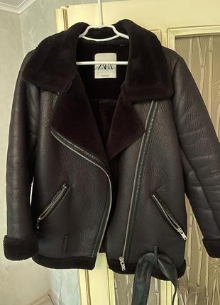 Zara розмір s дублянка