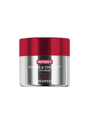 🌸 medi-peel peptide 9 volume and tension tox cream pro антивозрастной лифтинг-крем с пептидами