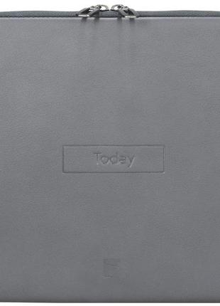 Чехол для ноутбука tucano today sleeve 13-14 дюймов,  серый2 фото
