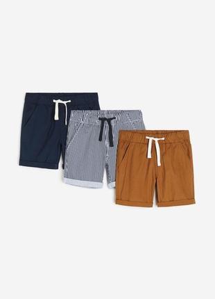 Шорты h&m на мальчика 4-5-6-7 лет 110 116 122 см hm