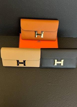 Кошелёк женский  кожаный hermès