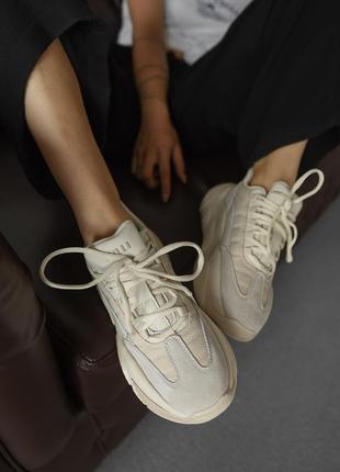 Женские кроссовки pampi beige, кроссовки женские