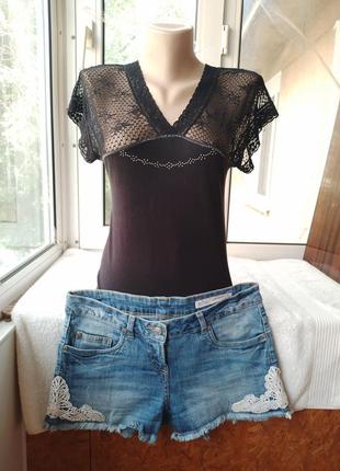 Брендовые джинсовые шорты шорты