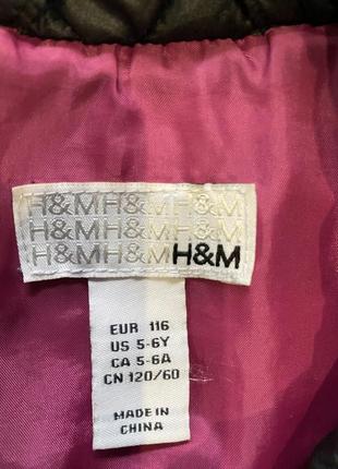 Курточка стильна для дівчинки h&m2 фото