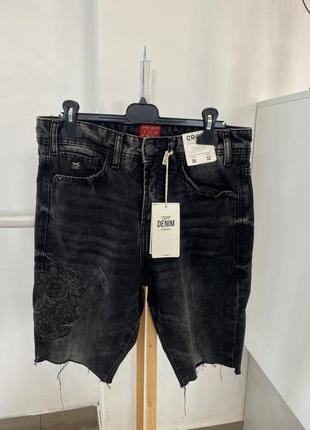 Джинсовые шорты cropp