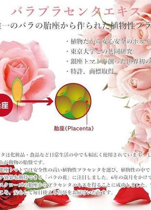 Ginza tomato лосьйон для обличчя екстракт плаценти троянди deep drop 50мл4 фото