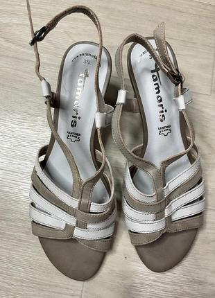 Босоніжки tamaris натуральна шкіра