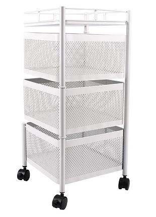 Стійка для зберігання з металевими полицями обертова розсувна