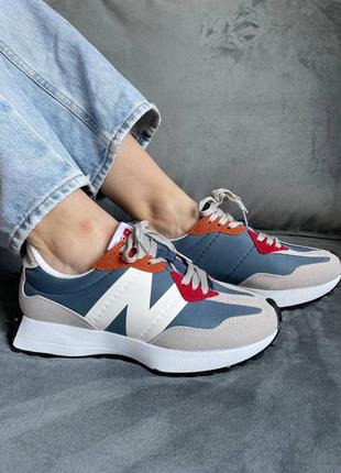 Жіночі кеди new balance з кольоровими вставками