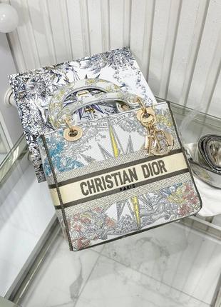 Сумка текстиль в стиле christian dior