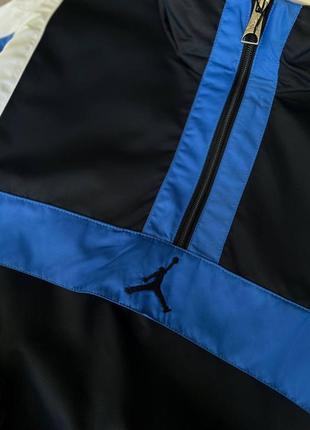 Чоловічий спортивний костюм jordan на весну у чорно-синьому кольорі premium якості, стильний та зручний костюм на кожен день6 фото