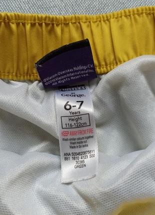 Детские плавательные шорты 6-7 лет черепашки ниндзя шорты для купания плаванья для мальчика