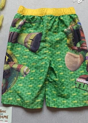 Детские плавательные шорты 6-7 лет черепашки ниндзя шорты для купания плаванья для мальчика
