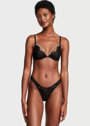 Комплект білизни victoria’s secret зі стразами набір вікторія сікрет з камінням