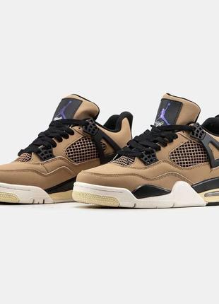 Жіночі кросівки nike air jordan 4 retro fossil