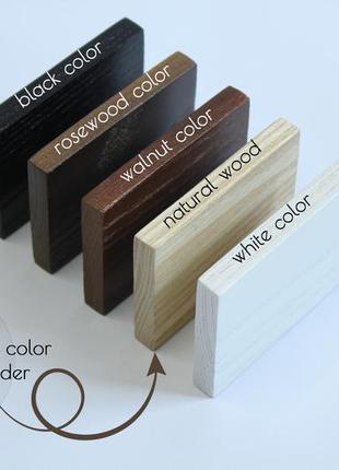 Полка в передпокій з дерева й металу з гачками для одягу 50х15х30