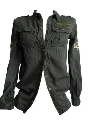 Рубашка женская 36, замеры на фото