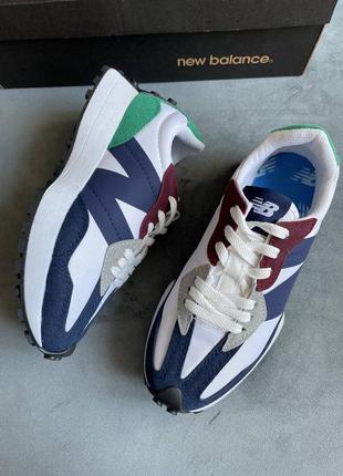 Жіночі кеди new balance з акцентними кольоровими вставками