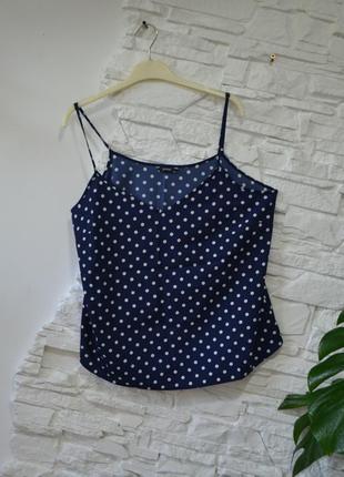 Майка - топ в горошок 12/40
