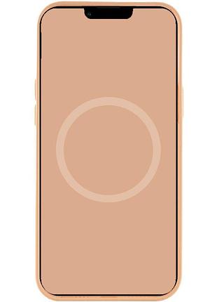 Чехол silicone case (aaa) with magsafe and animation для apple iphone 15 (6.1 дюйма) оранжевый / orange sorbet 3