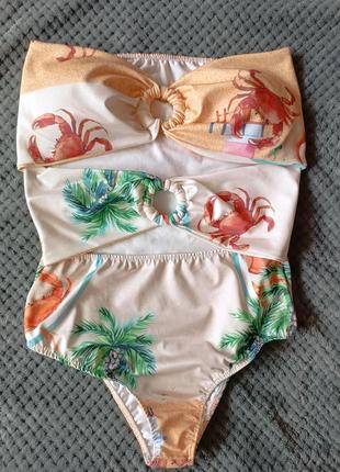 Купальник купальник с крабами