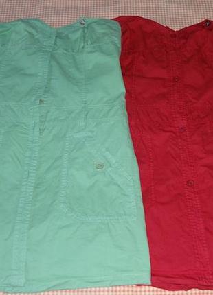 Летнее мини платье-сарафан 8