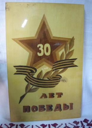 " 30 років перемоги". картина на фанері