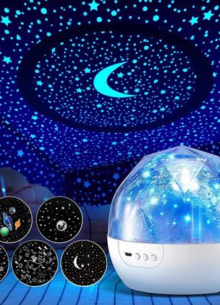 Нічник-проектор vhg y3 blue dinond