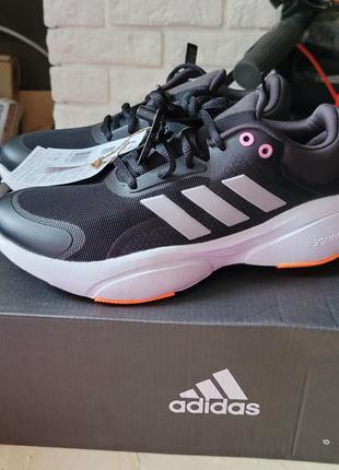 Бігові кросівки adidas performance response колір чорний 23 см