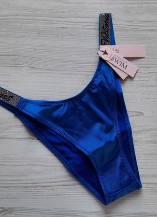 Сині плавки від купальника зі стразами віктория сикрет victoria's secret s купальник стрази