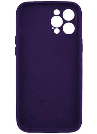 Чохол для смартфона silicone full case aa camera protect for apple iphone 12 pro 59,berry purple 2