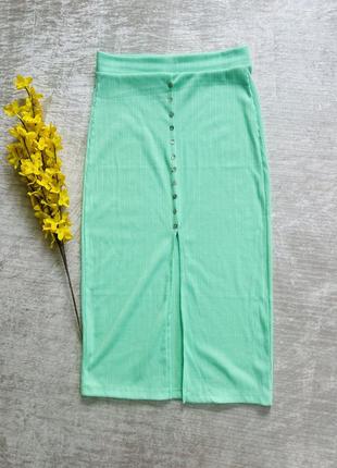 Юбка в рубчик