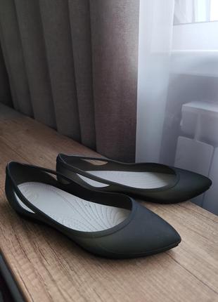 Лодочки кроксы балетки crocs оригинал размер 5 босоножки аквашузы