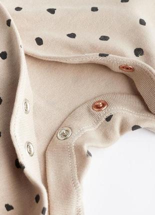 Бавовняний чоловічок сліп піжама next некст для немовлят для хлопчика для дівчинки7 фото