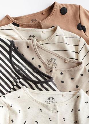 Бавовняний чоловічок сліп піжама next некст для немовлят для хлопчика для дівчинки4 фото