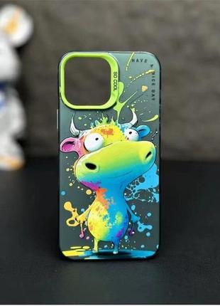 Чохол для смартфона so cool print for apple iphone 14 pro 23,cow