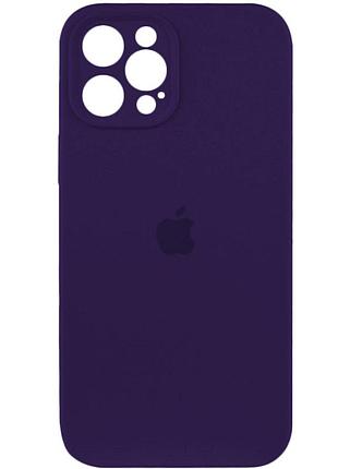 Чохол для смартфона silicone full case aa camera protect for apple iphone 11 pro 59, berry purple