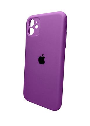 Чохол для смартфона silicone full case aa camera protect for apple iphone 11 pro max кругл 19,purple