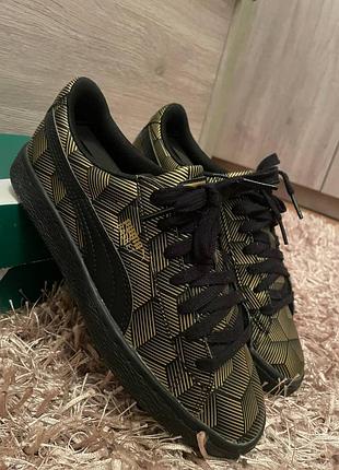 Кросівки жіночі пума puma basket гірчичний