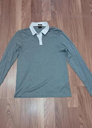 Мужская уникальная легкая кофта лонгслив hugo boss оригинал