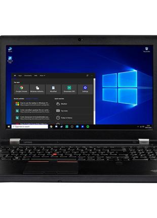 Ноутбук 15.6" lenovo p50 intel core i7-6820hq 16gb ram 512gb ssd nvme fullhd ips + nvidia quadro m1000m
