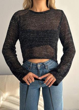 Свитер 15143 lurex