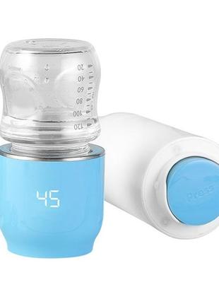 Подогреватель для бутылочек беспроводной lelik quickwarm go аккумуляторный с дозатором...