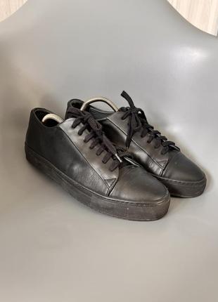 Кожаные сникерсы кроссовки cos leather sneakers2 фото