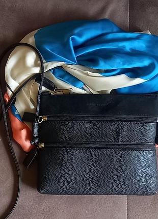 Кросс боди  черного цвета nathalie andersen (британия)