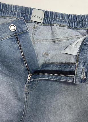Джинсы женские cekar mom из зади резинка