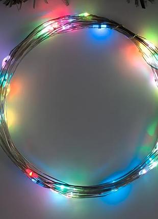 Гірлянда світлодіодна кінський хвіст garlandopro 600led роса 20 ліній 8 режимів 3м кінський хвіст гірлянда2 фото