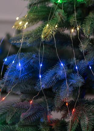 Гірлянда світлодіодна кінський хвіст garlandopro 600led роса 20 ліній 8 режимів 3м кінський хвіст гірлянда10 фото