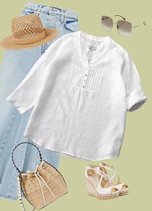 Льняная рубашка m&s