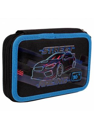 Пенал твердий yes подвійний hp-01 street racing (533547)